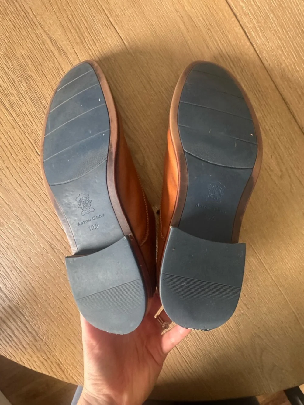 Men's Leather Oxford Shoes Size 10.5